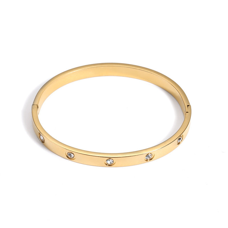 Studded Gold Bracelet