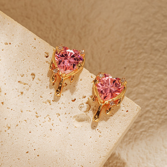 Marilyn Heart Earrings