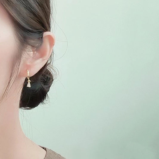 Dainty Zircon Huggies