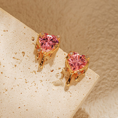 Marilyn Heart Earrings