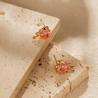 Marilyn Heart Earrings