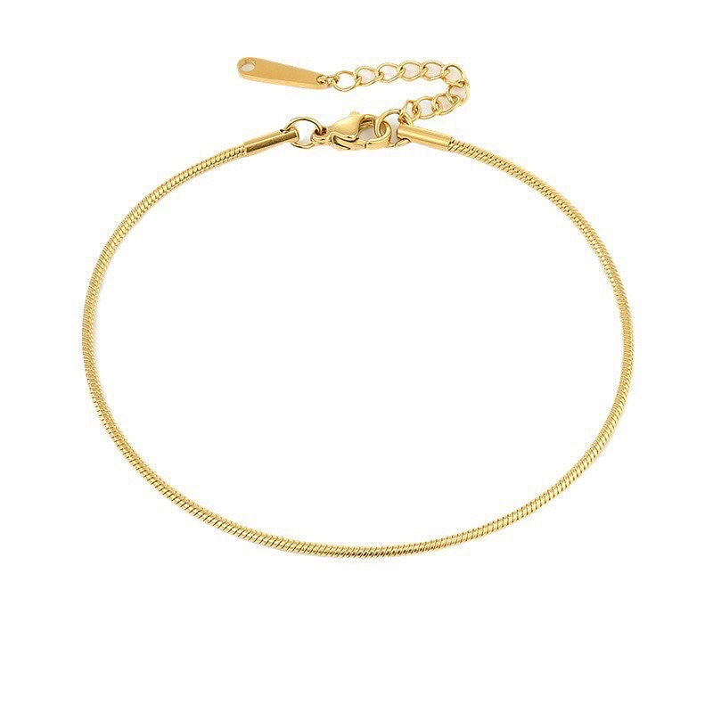 Plain Gold Anklet