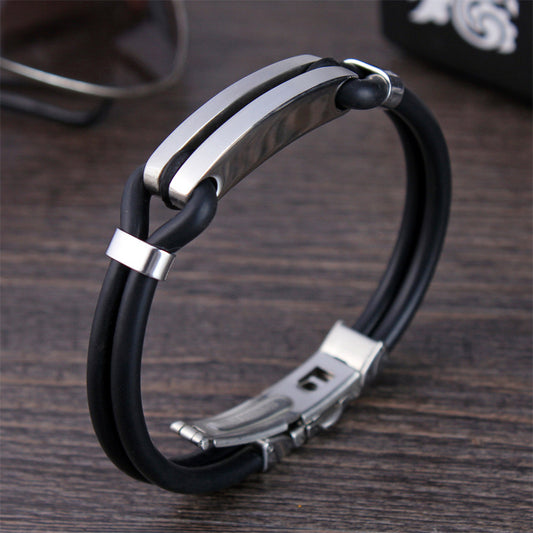 Silicon & Stainless Steel Band